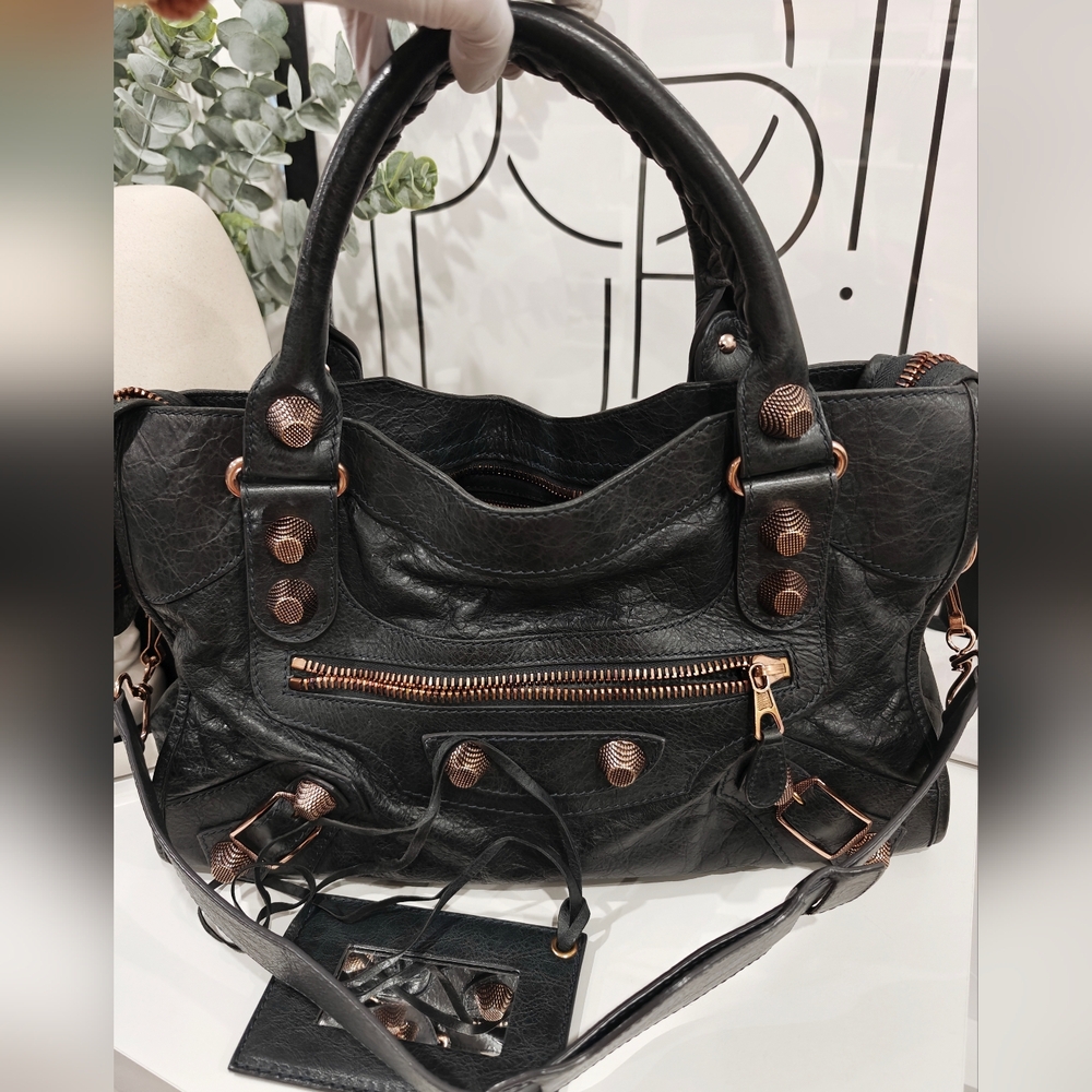 Balenciaga Giant City Bag With Rose Gold Hardware - Picture 3 of 14